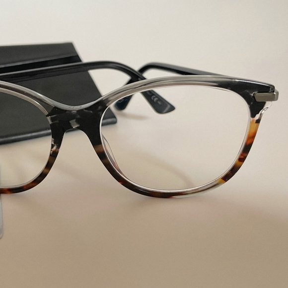 Christian Dior Eyeglasses Optical Frames Dioressence11 Gray Bksptd 0ACI ~Rare - Picture 3 of 9